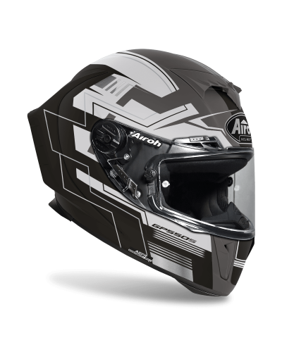 Helmet full face AIROH GP550 S CHALLENGE black matt
