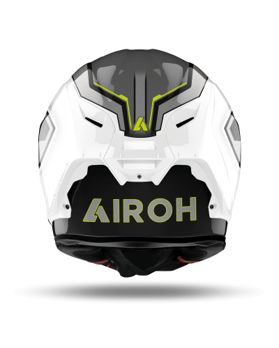 Helmet full face AIROH GP550 S RUSH white yellow gloss