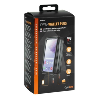 Optiline | Opti Wallet Plus custodia porta telefono con portafoglio